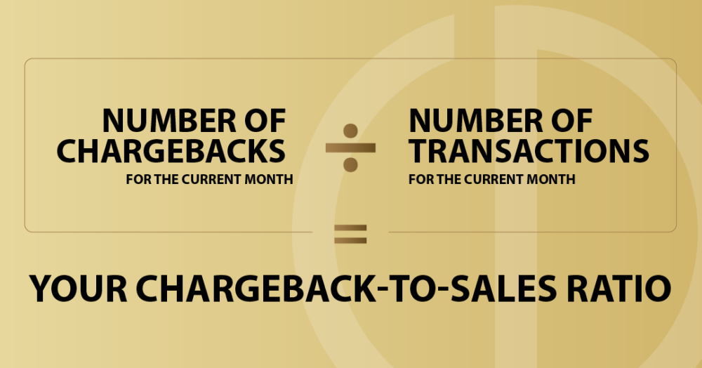 How to calculate chargeback to sales ratio